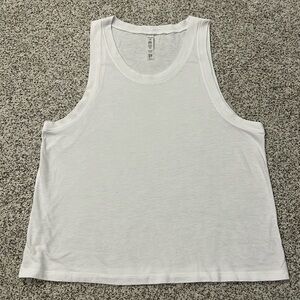 Alo yoga white tank - size M